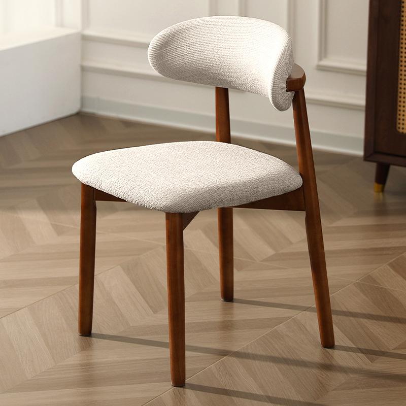 1pc Jacquard Office Chair Backrest Seat Covers Solid Wood Dining Chair Cover Elastic Seat Cover For Restaurant Dining Room