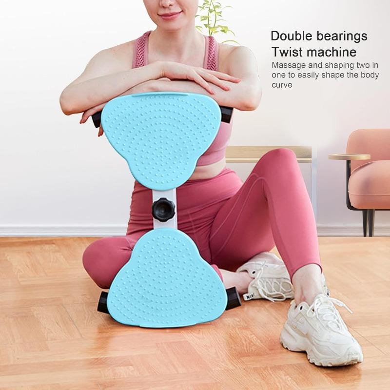 Waist Twist Workout Machine Ab Machine Weight for Slim Waist and Core Ab Exercise Foot Massage Noiseless Home Gym Exercise Equipment
