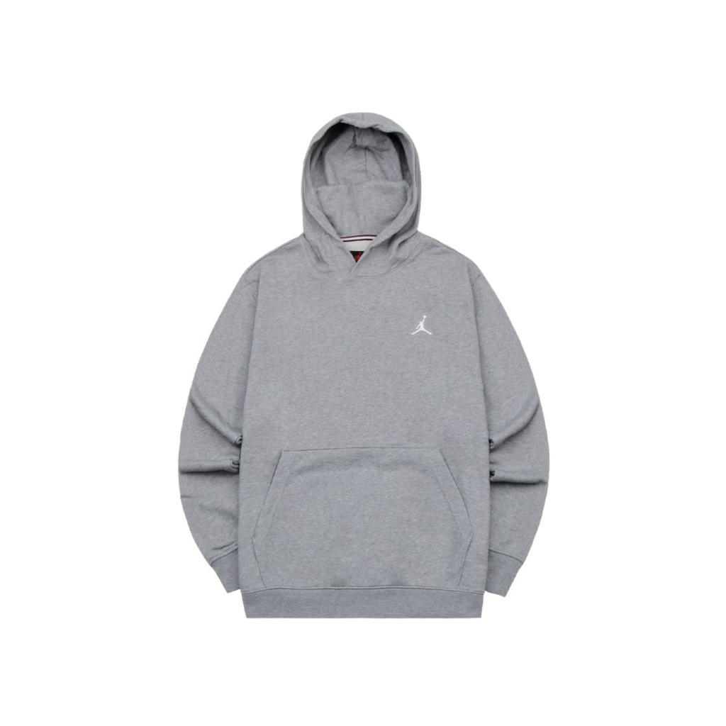 Jordan Essentials Solid Logo Hoodie Men Hoodie Grey FJ7774-091