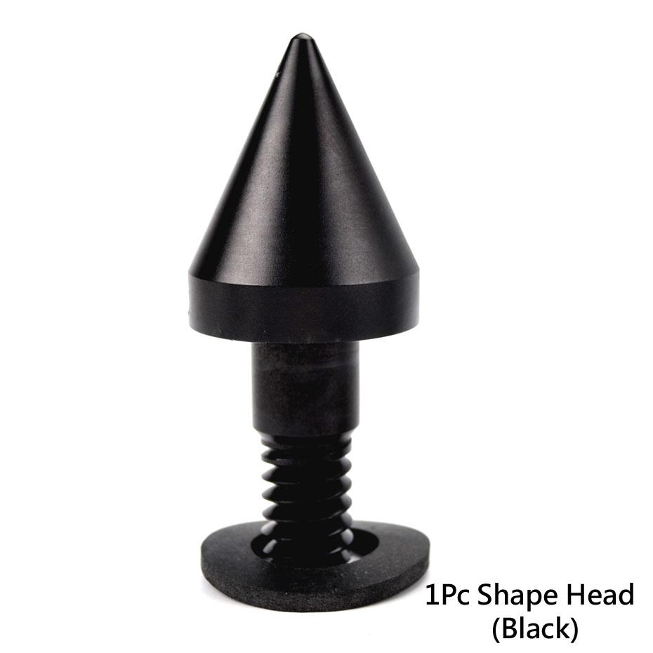 

Front Rear Bumper Spike Anti-Collision Guard Protector For SMART Fortwo ED 451 2008-2014 Black Silver Sharp Head Black