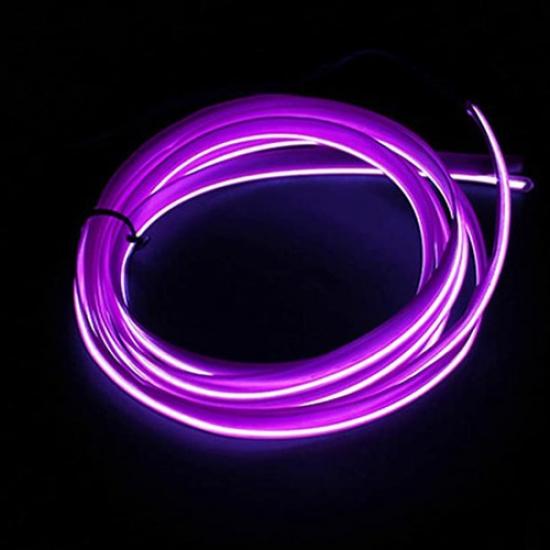 Purple 2M/78.74In Light Strip LED Waterproof For Car 12V Truck Boat Flexible USA