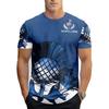 T-shirt Casual alla Moda da Uomo con Girocollo