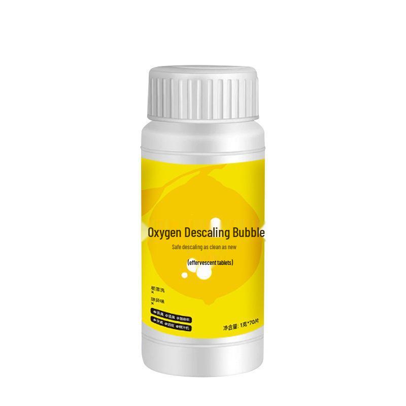 Active Oxygen Tablet Cleaner: Effervescent Stain Remover for Water Cups & Kettles