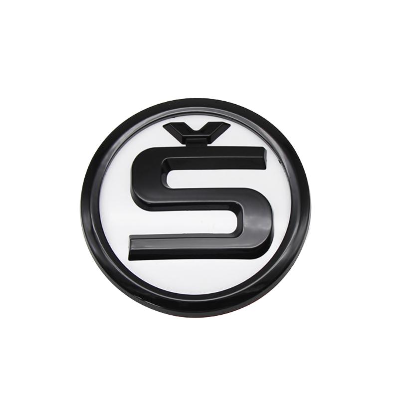 ZDVK6 2026 Hot For SKODA 8/9/10cm Emblem Car Front Hood Badge Rear Trunk Sticker For Skoda S Skoda Kodiaq Fabia Kamiq Karoq Octavia 3
