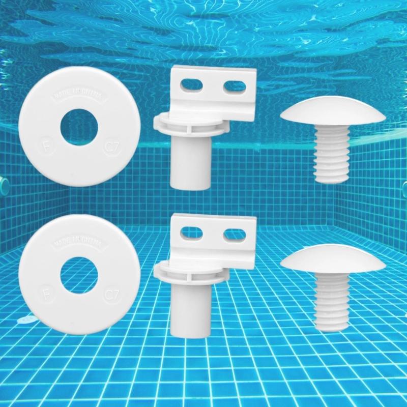 6PCS Pool Cleaner Replacement Parts ABS Plastic Axles Screws Washers Rebuild 280 180 Damage Prevention