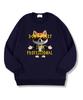 TI.GLAKE Don'T Worry Oversized Double-Sided Sweatshirt Navy