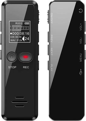 QZT Voice 64GB Large Capacity 45 Hours of Continuous Long Recording Up To 4552 Hours of Recording Easy Scheduled Variable Speed Noise Recording VOR