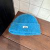 Warm Knitted Hat for Women Korean Version Fashionable Letter Stitched Logo  Cold Proof Woolen Hat  Face Shaping Small Ear Protection Hat