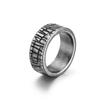 2026 Ring, Male Couple Miscellaneous Pattern Ring, Fashion Temperament Tail Ring, White Bronze Ring.