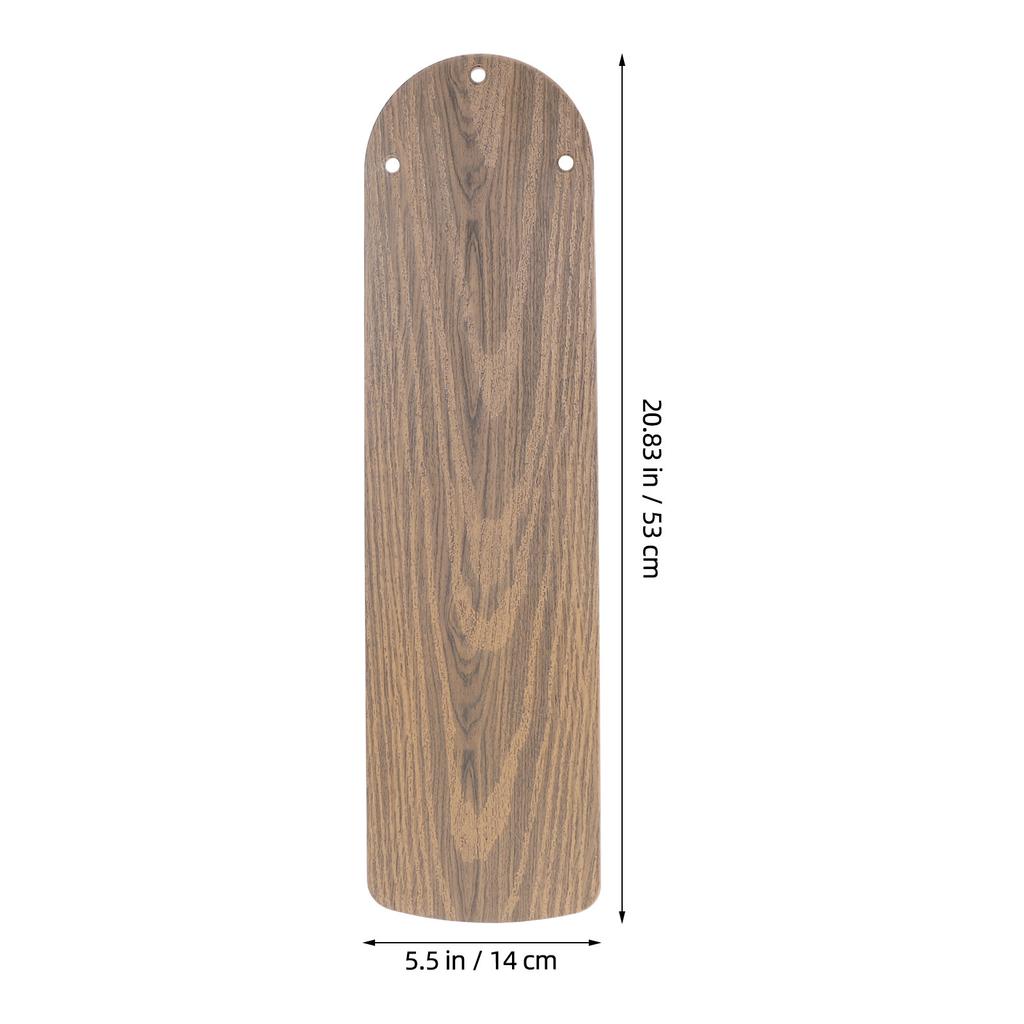 Plastic Ceiling Fan Blade Replacement Wood Grain Pattern Easy to Install for Home Office School Industrial Use