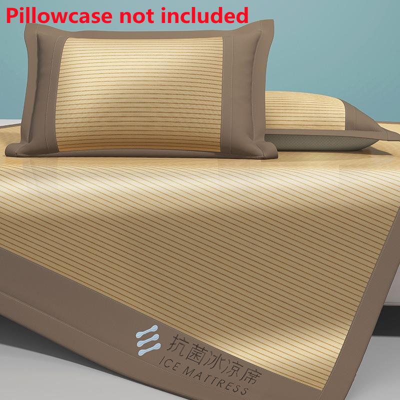 

1 шт. Матрац з охолоджуючим ефектом, антимікробний, кондиціонуючий килимок для сну, домашній, складний, м який килимок, простирадло на гумці 1pc 90x200cm коричневий