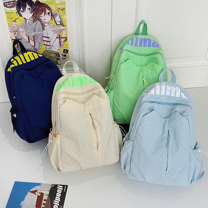 New lightweight water-proof high school students large-capacity backpack sports outdoor hiking backpack