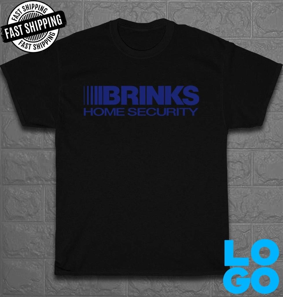 New Brinks Security Company Logo Men's Funny T-Shirt Made In USA Size S To 5XL