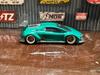 Metallic green Lamborghini Temerario minicar