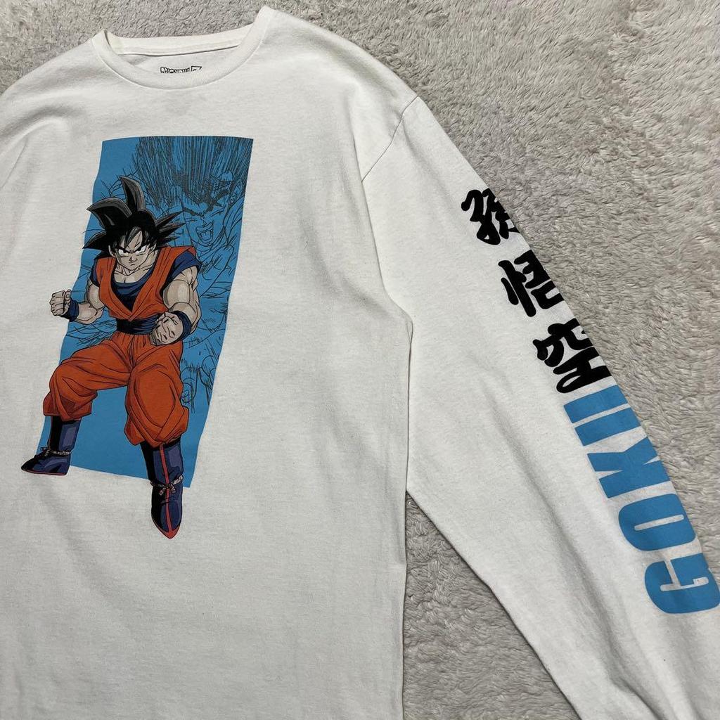 [USED] 00s DORAGONBALL Z L/S Son Goku Sleeve Print Men's L