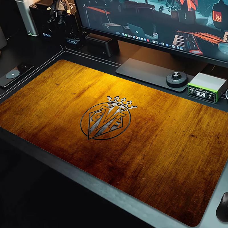 Villarreal Mouse Pad Large Gaming Table Cushion Non-slip Laptop Tablet Big Mousepad XXL Mat Mini PC Playmat With Lock Edge_xia