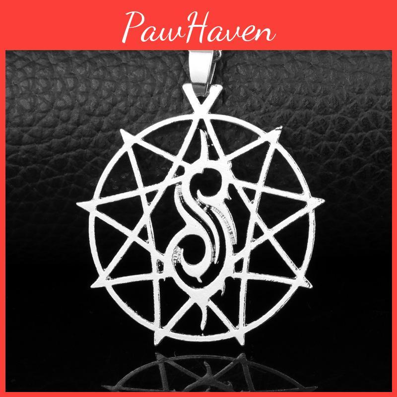 Slipknot Metal Necklace Jewelry With Pendant For Travel Souvenir