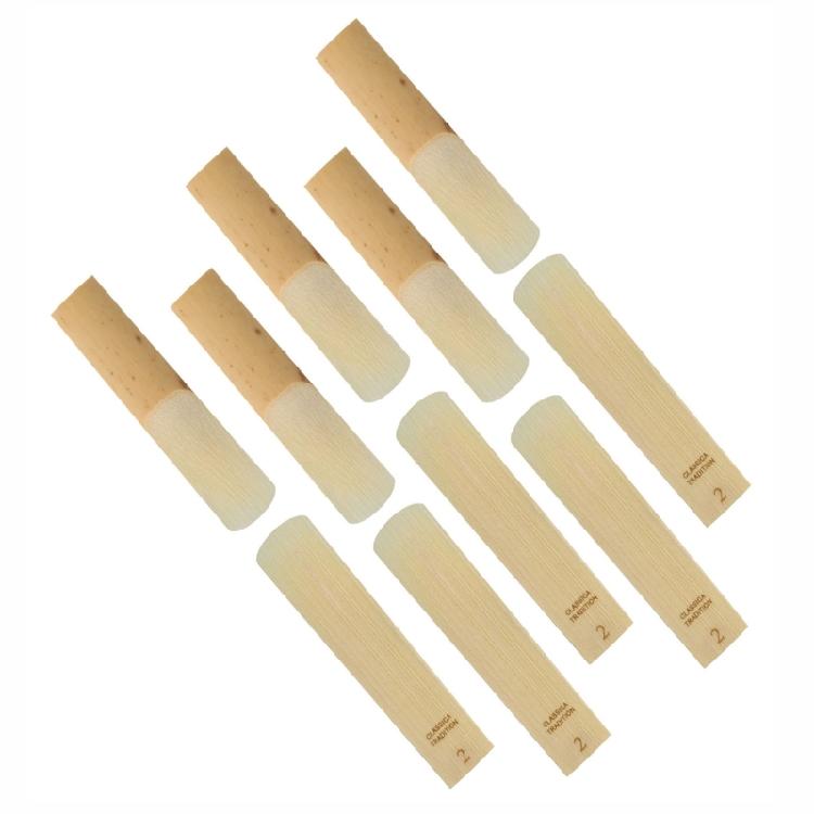 10 Pcs  Clarinet Reeds Traditional Reeds for Clarinet Beginner and Player