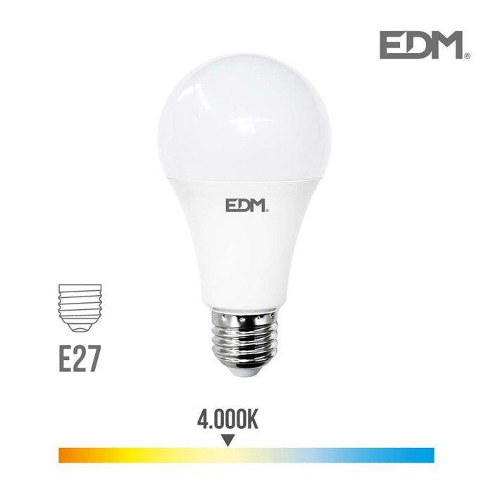 Ampoule LED Standard E27 24W 2700 Lm 4000k Lumière Du Jour - EDM - EDM 98721