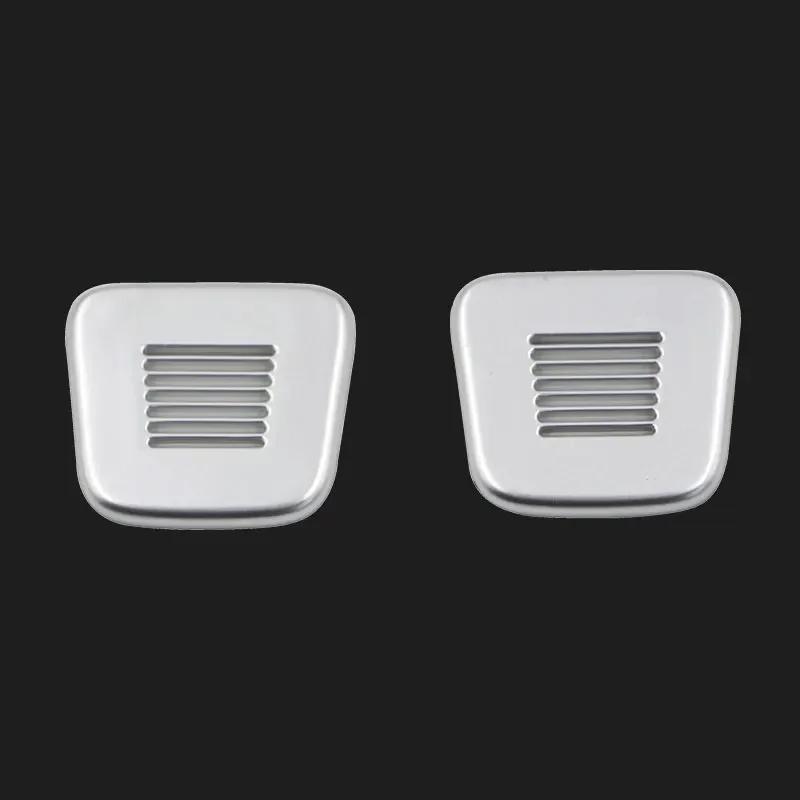 

Color My Life 2Pcs/Set Car Roof Microphone Speaker Frame Cover Sticker Chrome Covers for Jeep Compass 2017 2018 2019 Accessories