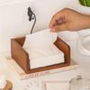Vogel-Themen-Taschentuchbox Holz-Küchenrollenbox Kreative Schreibtisch-Serviettenbox Wohnzimmer