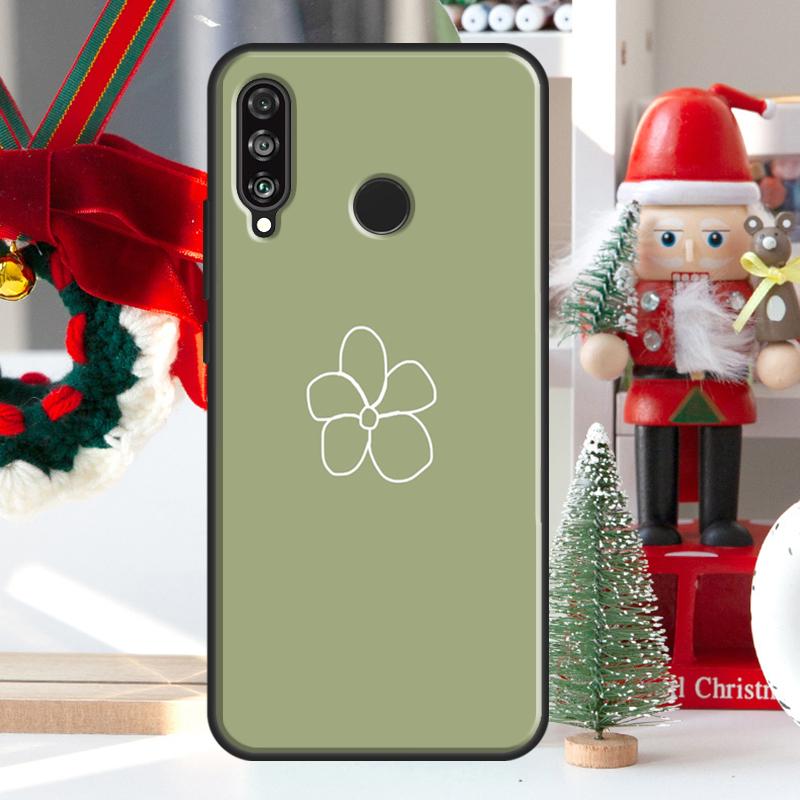 green aesthetic Case For Huawei P30 Pro P50 P40 P20 Lite Nova 9 5T Cover For Honor X8 X7 X9 50 Lite 70