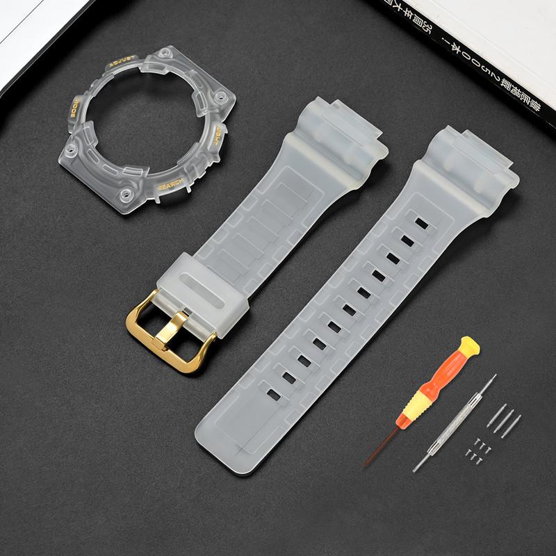 Reimveske for Casio G-Shock AQ-S810 Menn Kvinner Erstatning Matt Gummi Silikon Klokkereim Armbånd