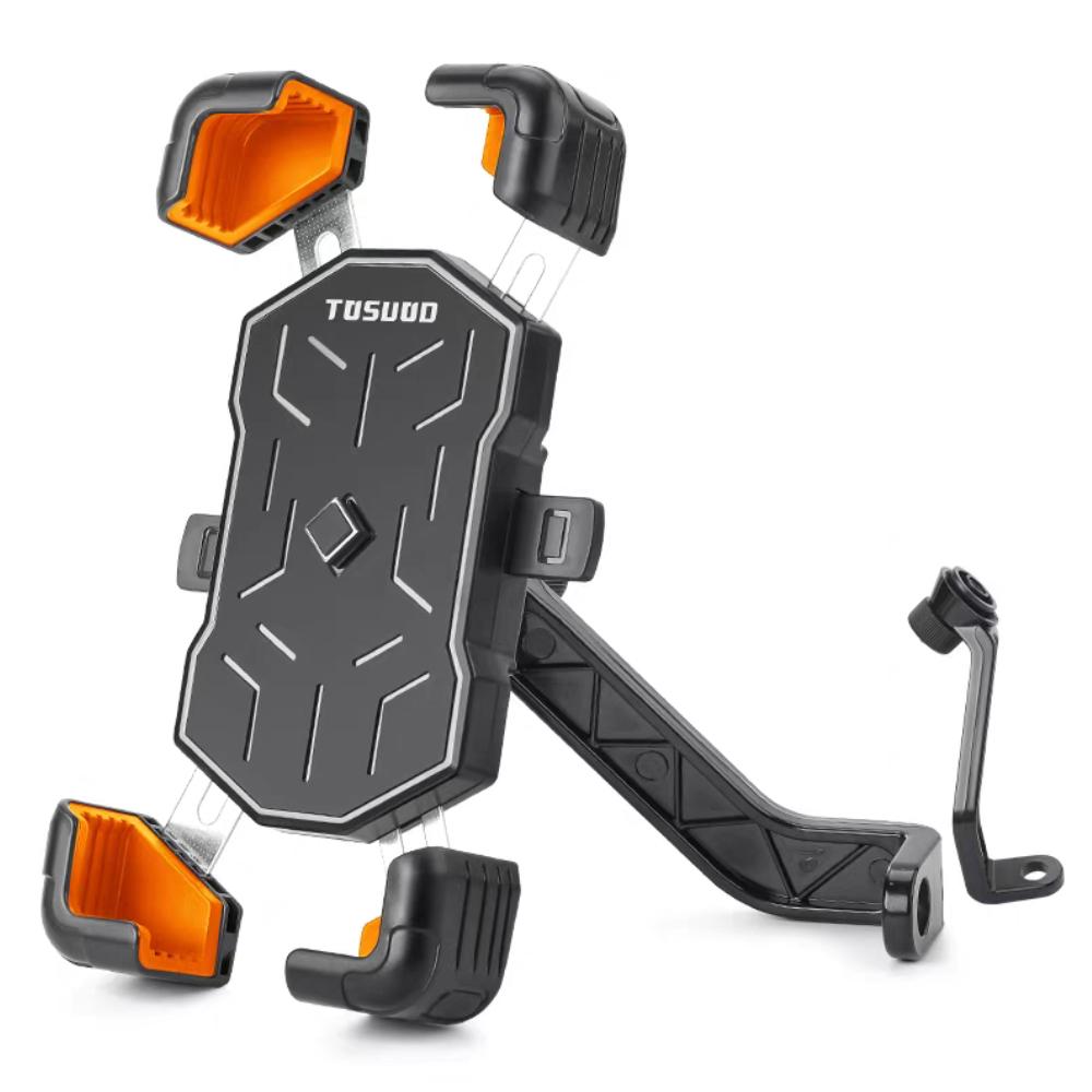 TOSUOD Bike Phone Mount 360° Rotatable Phone Holder For Mountain Bike Moto Motorcycle Stand Bracket Non-slip Cycling