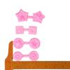 Silicone Polymer Clay Cutters Pink Flower Petals Clay  Polymer Clay Accessories