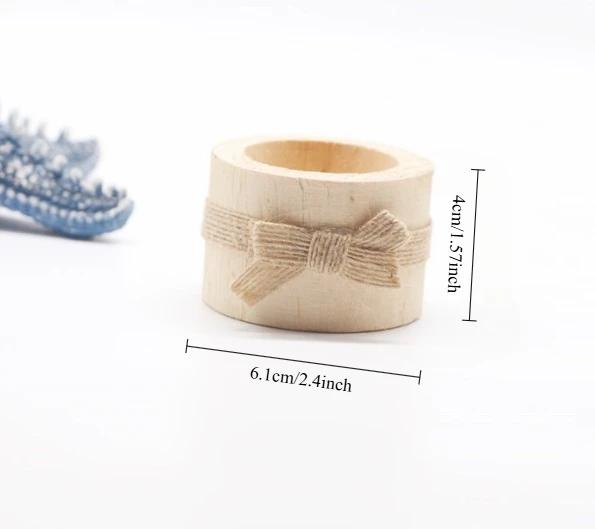 1/3PCS modern minimalist style wood color creative wooden cylindrical candlesticks, floral potted ornaments decorative parts