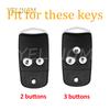 Car Flip Car Key Shell 2 3 Buttons Soft Tpu For Honda Civic Dio Fit Crv Hrv Accord Odyssey Jazz Folding Cover Protector Keychain