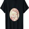 Cute Kawaii Fish In a Bubble with Cherry Blossom Tree T-Shirt