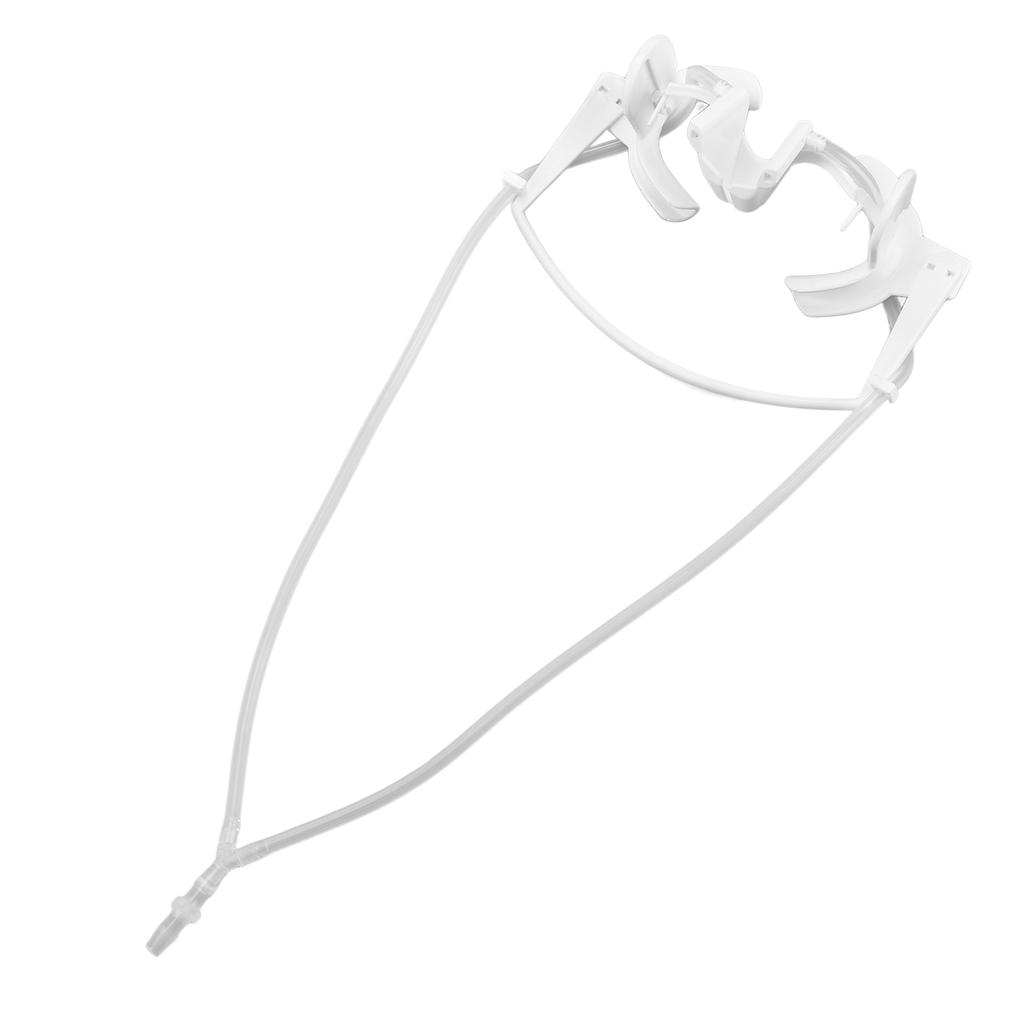 Dental Mouth Opener Professional Autoclavable Adjustable Teeth Cheek Retractor with Saliva Tube for