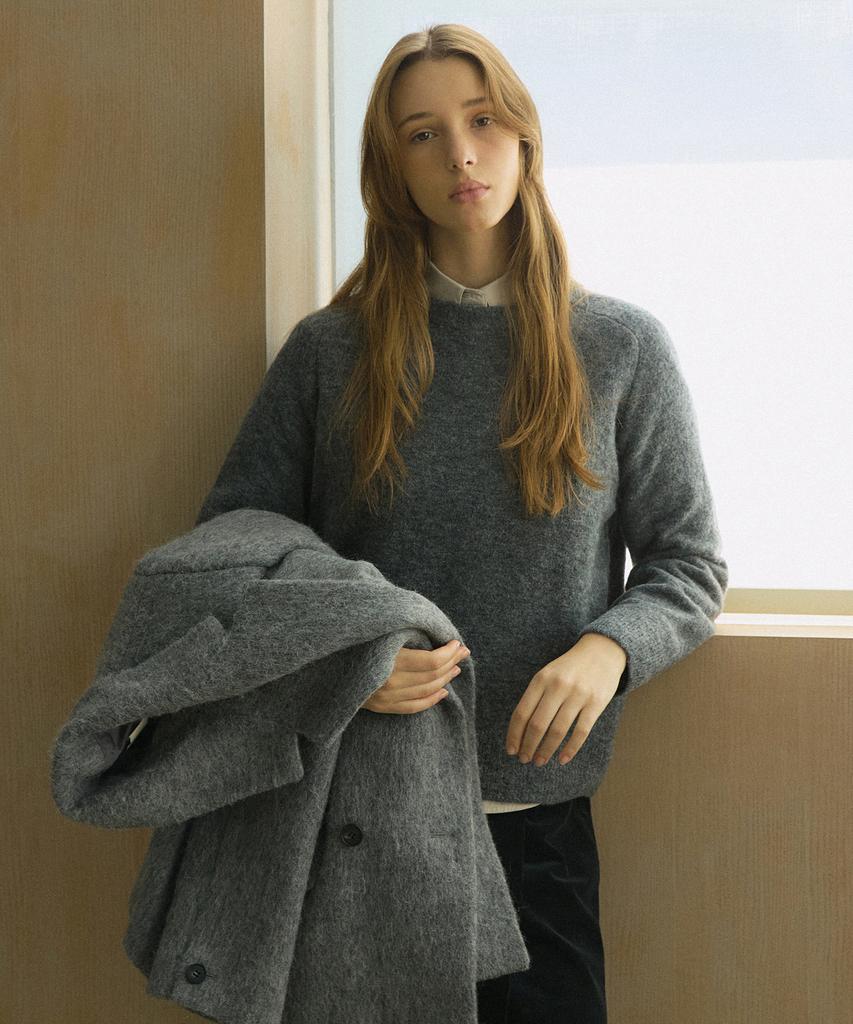 OCTETTE Essential Alpaca Sweat Knit_3Color
