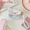 Cotton Small Floral Travel Storage Case For Ccd Camera And Makeup Keepsakes