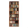 62KD for Creative Door Sticker Bookshelf Bookcase Wallpaper Adhesive Wall Mur
