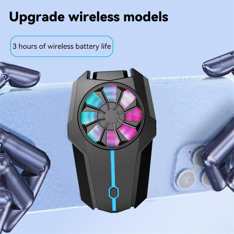 Universal Gamer Air-cooled Mobile Phone Cooler Cooling Fan Radiator Cooler Cell Phone Cooler for IPhone Samsung Xiaomi