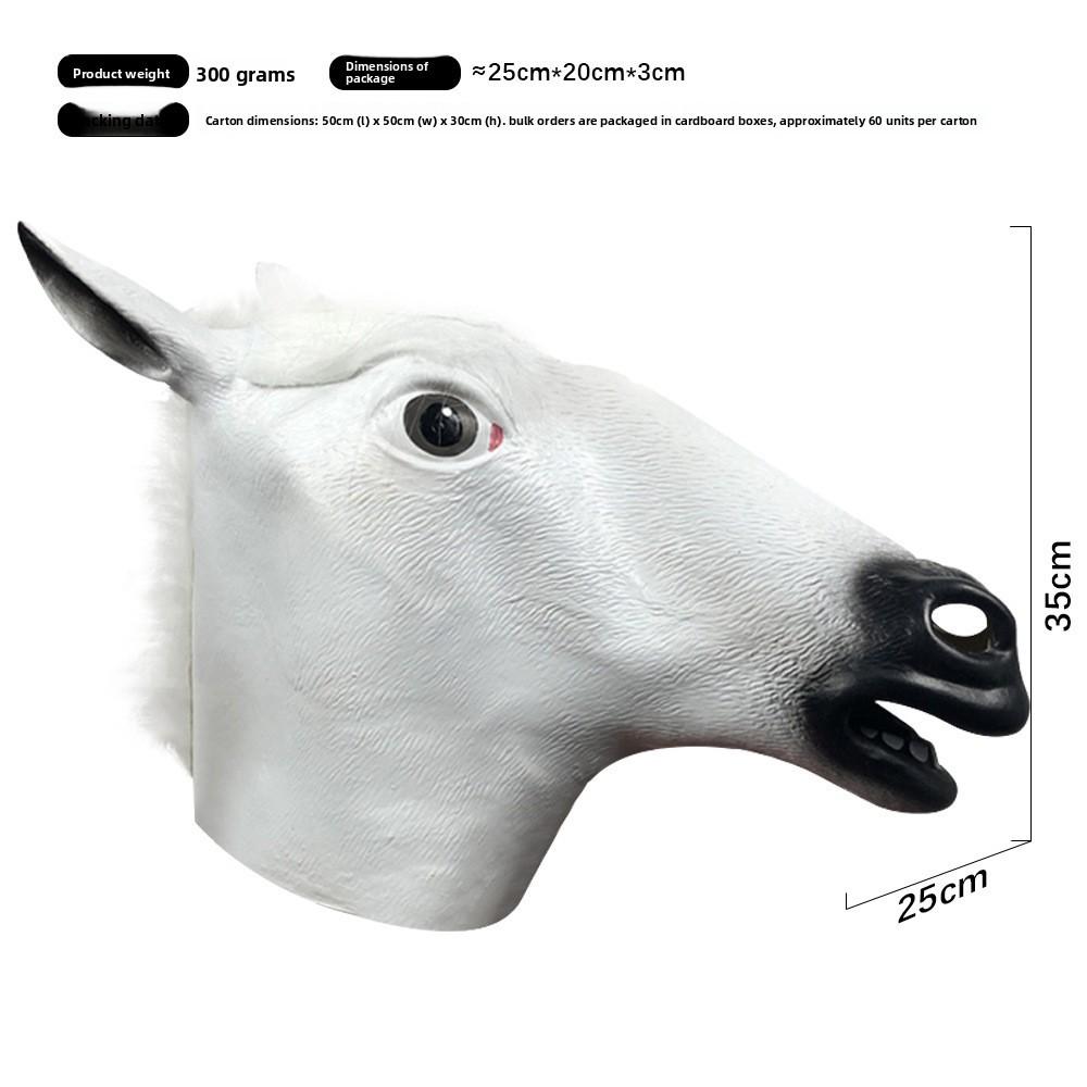 Animal Series Latex Animal Mask For Cosplay And Halloween Party Fun