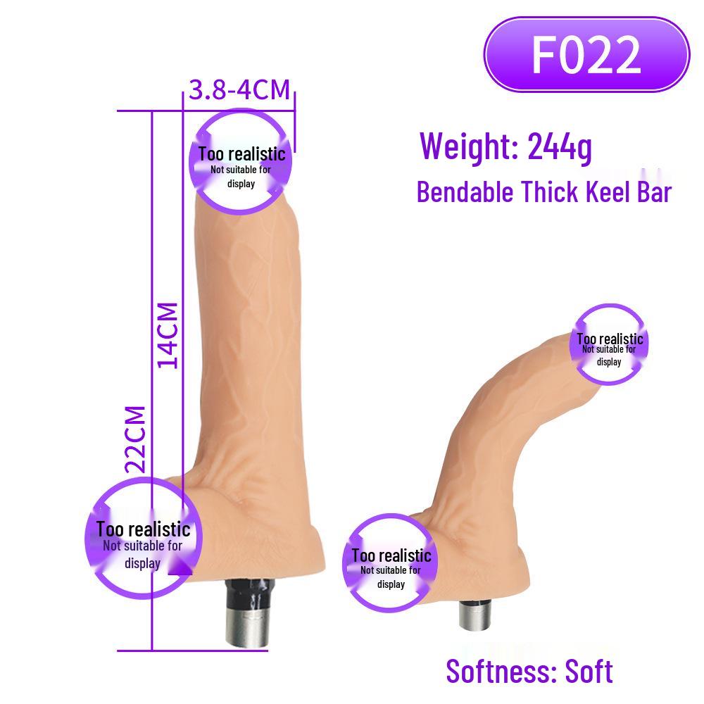 Three-hole Realistic Dragon Bone Adult Sex Toy Accessory