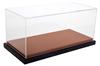 Jewel Cases Scale Acrylic Display Case with Leather Base X 17 X Brown 1/18 (size Approx. 35.5 15.8 Cm)