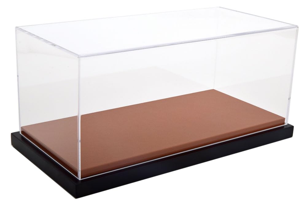 

Акриловая витрина для ювелирных изделий с кожаным основанием x 17 x Коричневый 1/18 (размер приблизительный. 35.5 15.8 см)