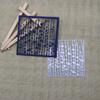 Square Frame Rain Curtain Metal Cutting Dies Scrapbooking Embossing Die Cuts Making Mold