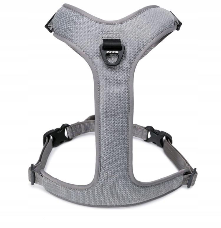 Szare szelki guard dla psa easy walk truelove m