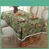Painting Style Vintage Oil Tablecloth Tv Cabinet Cover Towel Jacquard Cotton Linen Cover Cloth Household Rectangular Tablecloths