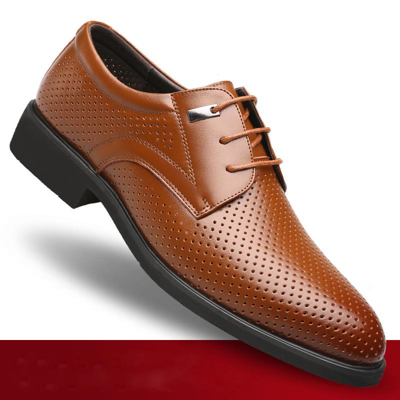 2025 New Men Dress Shoes High Quality Leather Formal Shoes Men Big Size 38-48 Oxford Shoes for Men Fashion Office Shoes Men