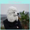 Pudel Hundemaske Latex Tierkostüm Requisite Für Geburtstags- Und Feiertagsfeiern