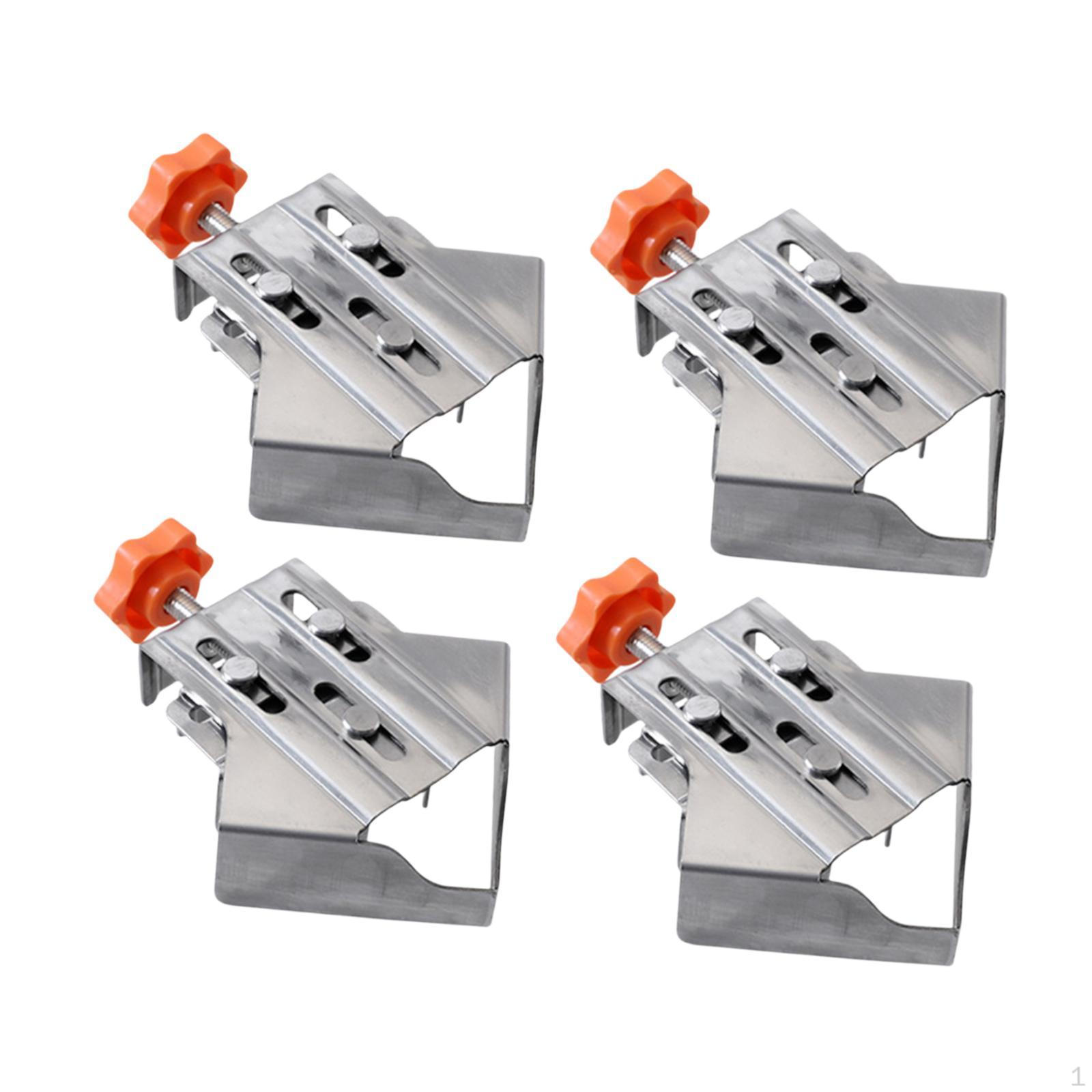 

4 кутові затискачі, регульовані затискачі під прямим кутом для меблів, рамка для фотографій тато Close 10.3x15x3.6cm