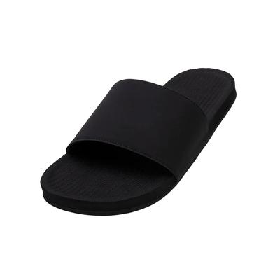 Indosol Essential Slide   Black Slipper