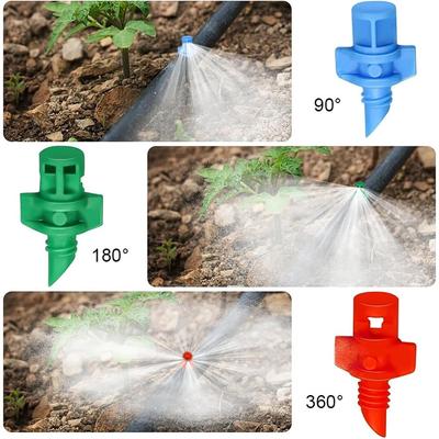 Drip Irrigation Nozzle 90/180/360 Degree Refraction Fruit Tree Nozzle Automatic Watering Device Watering Device Irrigation Tool
