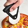 Stainless Steel Pizza Cutter Creative Circular Arc Handle Pizza Cutter Pizza Cake Cutter Multi-functional Kitchen Baking Tool 1